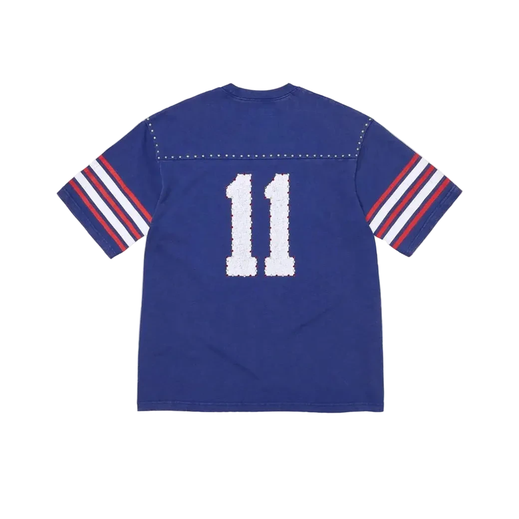 Supreme Studded S/S Football Top Blue
