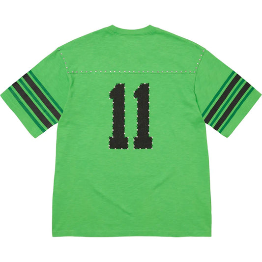 Supreme Studded S/S Football Top Green
